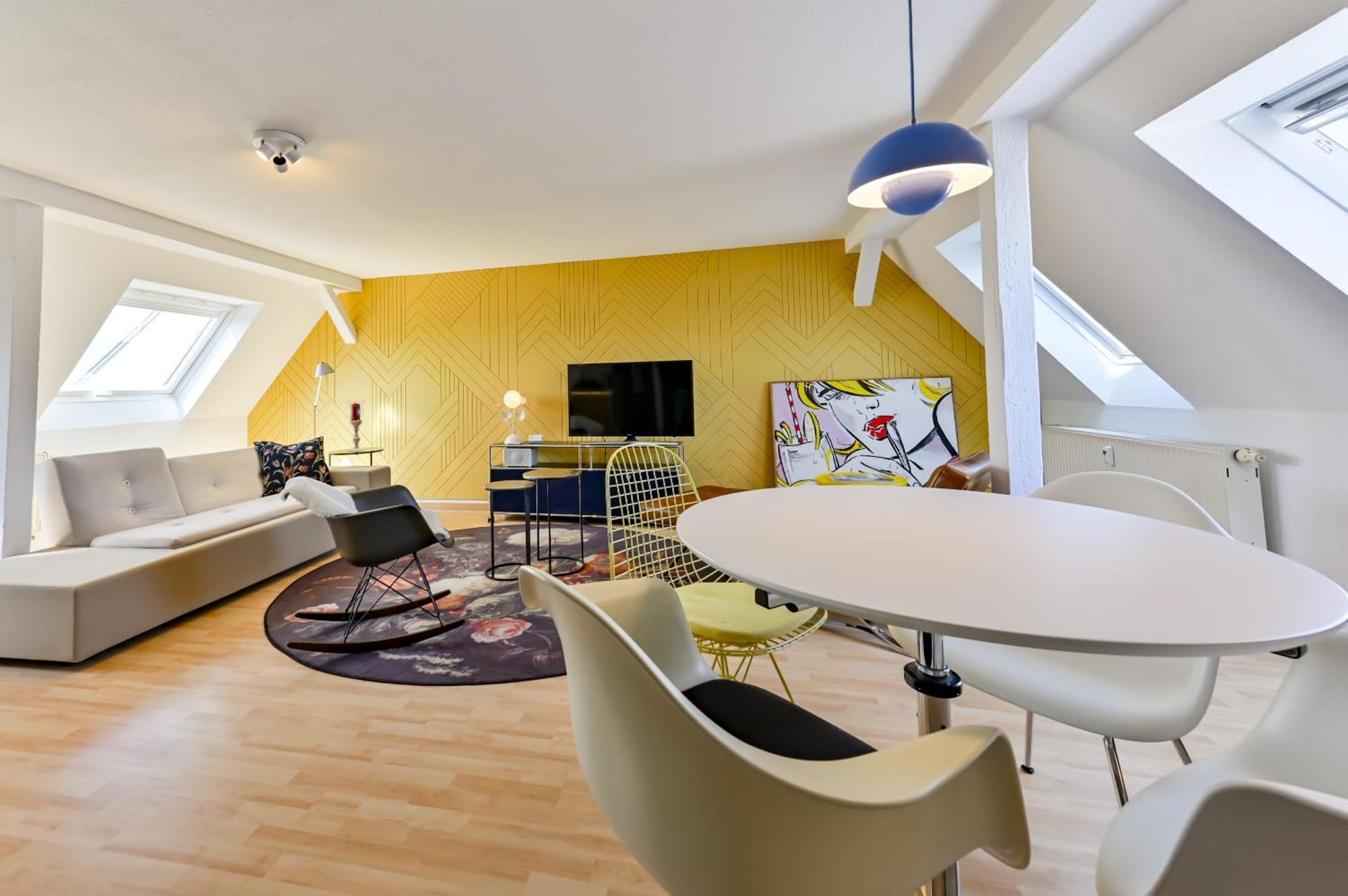 Апартаменти Premium Quartier Clara , Karl Und Fritz Auf Dem Kassberg Mit Eigenem Stellplatz Хемніц Номер фото